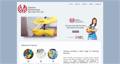 Desktop Screenshot of cleanex.com.sg