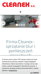 Mobile Screenshot of cleanex.com.pl